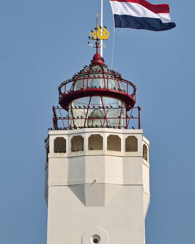 vlag een dag Vuurtoren Noordwijk